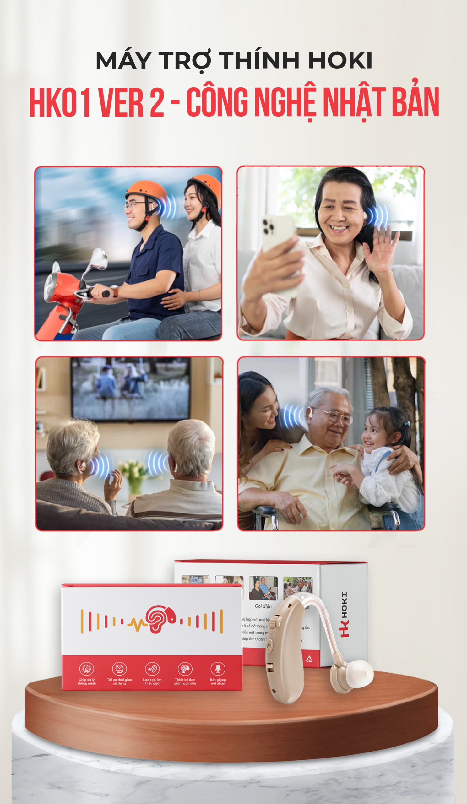 Máy trợ thính HK01 V2